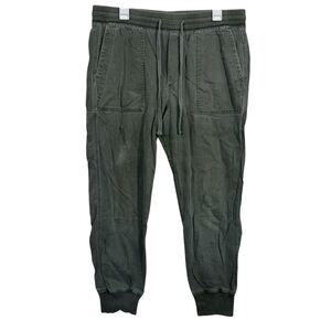 Gap Vintage Wash Olive Green Relaxed Fit Casual Joggers
